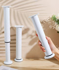 4 Pack Adjustable Steel Furniture Legs For Cabinets And Tables Telescopic Feet With Height Adjustment White Leg Risers
