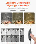Customizable lighting modes for Magnetic Helping Hands Soldering Station With 3X LED Magnifying Lamp, 4 PCB Holders, 360 Degree Hot Air Gun Holder