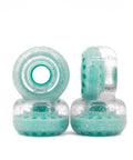 Outdoor Roller Skate Wheels 38mm By 62mm 80A Turquoise 4 Pack Durable Urethane For Park Ramps Street Bowls And Outdoor Skating