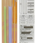 Front view: YEQIN fabric tube turners, set of 3 in green, purple, and orange for sewing.