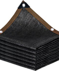 Stacked Outdoor Shade Cloth Net 80 To 90 Percent Sun Blocking HDPE With Reinforced Grommets 10x20 Ft