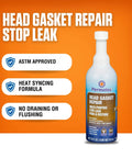 Head Gasket Stop Leak Sealant 16 Fl Oz For Cars And Trucks Seals Head Gasket Leaks And Prevents Future Overheating