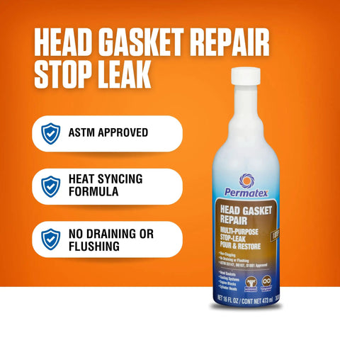 Head Gasket Stop Leak Sealant 16 Fl Oz For Cars And Trucks Seals Head Gasket Leaks And Prevents Future Overheating