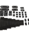 Hot Deal Hardened T-Slot Clamp Set With Press Plates For Milling And Turning Machines, featuring steel clamps and bolts.