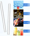 20 Pack 8 Inch Borosilicate Glass Blowing Tubes Pro Grade 12mm OD 8mm ID 2mm Wall Includes 4 Cleaning Brushes in laboratory and crafts