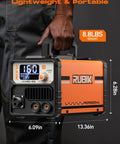 Heavy Duty All In One 3 In 1 MIG Welder For Home Shop 110V Gasless Flux Core MIG Lift TIG and Stick Multi Process Inverter