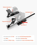 All In One Grind Sharpening System With Vari Grind Pro Jig For 6 Inch And 8 Inch Bench Grinders includes platform, clamps, tools.