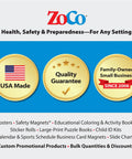 ZoCo promotional image highlighting USA Made, Quality Guarantee, and Family-Owned Small Business since 2006.