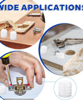 100 Pack Nylon Cabinet Hinge Dowels 0.34 By 0.39 Inches Plastic Furniture Dowel Pins For A Quick Fix And Easy Install Durable Nylon Construction