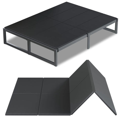 Top view of Heavy Duty Queen Bunkie Board Featuring Top Notch High Density Polymer Support for mattress foundation.