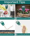 Soil Moisture Meter For Plants Indoor And Outdoor Hygrometer Moisture Sensor Plant Water Meter use tips instructions board