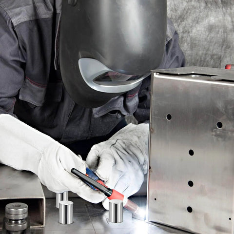 Welder using 10 Pack Welding Table Fixture Pins For Quick Alignment And Rock Solid Setup 0.629 In X 1 In X 1.5 In