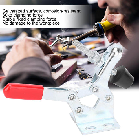 Five Pack Quick Release Toggle Clamps For Vertical Fixtures Heavy Duty Workholding Tool With 30 Kg Clamping Force for welding.