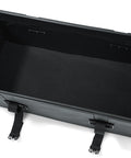 Premium Rotomolded Drum Set Case With Carpet Lined Interior And Removable Tray For Hardware Storage, interior view showing spacious design.