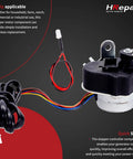 Stepper Motor Replacement For Generac Guardian GTH990 HSB GTH999 0G6453, visible wiring, plug connector, black controller housing