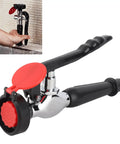 Emergency Eye Wash Unit Tabletop Eyewash Device With Filtration showing stainless steel construction with red cap