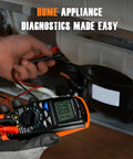 Digital Multimeter With Auto Ranging TRMS 6000 Counts For SpotOn AC DC Voltage And Current Resistance used for appliance diagnostics