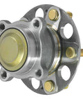 Rear Wheel Hub Bearings And Hubs Assembly Kit For 2015-2020 Acura TLX FWD And 2013-2015 And 2018-2023 Honda Accord Gas Models 2 Replacement Hubs And Bearings Set, front view showing 5-bolt design.