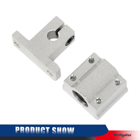 SK8 rail supports from 2 Pack 8mm x 350mm Linear Motion Rail Slide Guide Kit With 4 SCS8UU Bearings And 4 SK8 Rail Supports for precision CNC