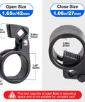 Universal Inner Tie Rod Hex Wrench And Removal Tool 27 To 42mm For Cars Trucks Motorcycles, open and closed size view