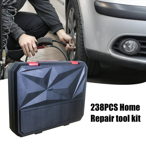 239-Piece All In One Home Tool Set With Carrying Case For DIY Repairs Grab-And-Go Garage Office School Projects