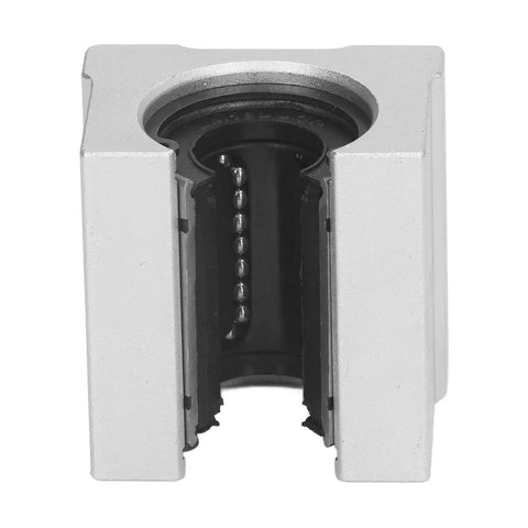 Top Notch Aluminum Slide Blocks For Smooth Motion, Precision SBR16UU Linear Rail Sliders showing detailed interior and aluminum exterior.