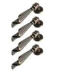 Set Of 4 Vintage Retro Zinc Alloy Cabinet Pull Ring Handles For Kitchen Cabinets Dressers Cupboards Rustic Furniture Hardware Easy Install