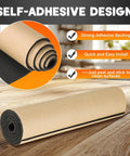 Premium Neoprene Foam Rubber Sheet With Adhesive Backing One Eighth Inch Thick Cushioning Mat for Soundproofing and Waterproof use.
