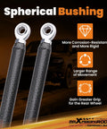 Rear Radius Arms For Polaris RZR XP 1000 And XP 4 1000 2014 Up High Clearance Beefed Up Heavy Duty Suspension Upgrade For Tough Trails And Improved Ground Clearance, spherical bushing rods