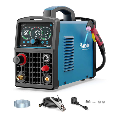 55A Plasma Cutter With Dual Voltage 110 And 220 Volt, Inverter IGBT Technology, Large LED Display, Non Touch Air Sensor