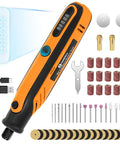 4V Mini Cordless Rotary Tool Kit With Digital Speed Display, Handy And Rechargeable, 5 Speed Settings, 69 Accessories