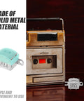 2 Pack Metal Stereo Cassette Deck Head Replacement Dual Channel With Integrated Support Frame And Button Components For Old School Vintage Tape Decks Easy Install And High Fidelity Sound, solid metal cassette head