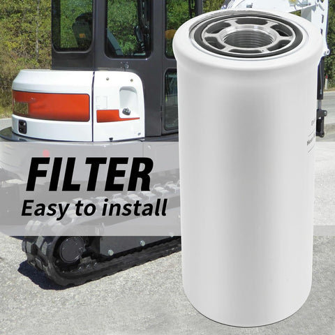 Heavy Duty Hydraulic Filter Replacement For Bobcat Excavators And Skid Steers 430 435 E32 E34 E35 E42 E45 E50 E55 E85 641 642 643 645 953 963 1213 S220 S250 S300 S330 Compatible With 6668819 6598903 P163323
