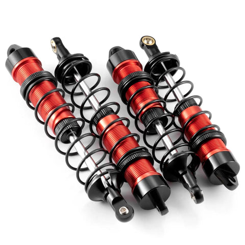Beefy Front And Rear Adjustable RC Car Shocks Set For 1/8 Scale Fits Arrma Typhoon 6S Redcat FS ZD Racing Buggy Truggy Replacement Parts Aluminum Dampers Easy Install Durable Performance