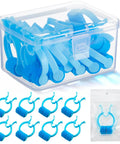Nosebleed Quick Stop Clip Set With 16 Plastic Foam Clips Handy Storage Box And Pouches Ready For Home Or Grab And Go Emergency Nosebleeds Nasal Bleed Stopper Plugs For Fast Portable Relief