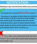 Notification of compatible models for Two Pack 7 Fins Extractor Blades Replacement Bottom Blade For Ninja Blender Nutri Ninja Auto iQ