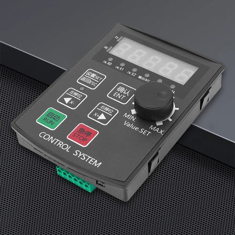 All In One DC12-24V Stepper And Servo Motion Control Module with 85KHz Drive featuring 5 digit display and control buttons
