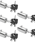 Keyed Alike Vending Machine Lock Set With Tubular Keyway For Coke Soda Pepsi Snack Candy Gumball Machines 5 Locks And 15 Keys Easy One Key Opens All