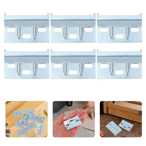 Heavy Duty Wall Cabinet Mounting Brackets Set Of 10 For Wood Cabinets Iron Flat Shelf Brackets With Easy Wall Installation