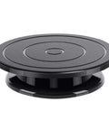 11 Inch Rotate Turntable For Cake Decorating And Painting With Smooth Ball Bearing Spin And 360 Degree Rotation Black Lightweight Display Stand
