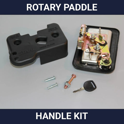 Replacement Rotary Latch Kit And Handle For Challenger ST Service Body Side Compartment Doors 2012 To Current shown