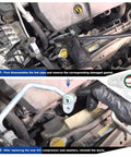 Mechanic using 93 Piece AC Compressor Seal Washers Kit Nine Sizes For Your AC System Port Gaskets And O Rings Replacement Universal Automotive Self Centered Bonded Washers Fits 8mm To 17mm on vehicle engine