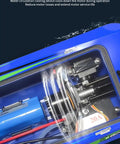 Fast RC Jet Boat with Brushless Motor and Water Cooled ESC 30kmh Powered by 3x3S LiPo Packs 40cm ABS Hull showing cooling system