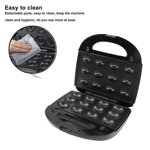 Beat The Morning Rush With This 10 In 1 Breakfast Maker easy to clean nonstick plates with cool touch handle, US Plug 110V
