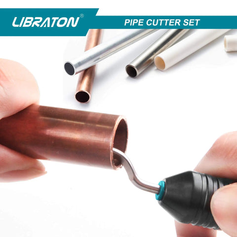 Copper Tubing Cutter For Copper And Thin Stainless Steel Tubes From Three Sixteenths To Two Inches With Deburring Tool SKD Blade