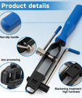 Boot Clamp Pliers Kit With 20 Pieces 304 Stainless Steel Clamps Pro Grade Axle Tool Set featuring blue non-slip handle