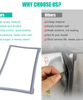 Fridge Door Gasket Replacement For Whirlpool Kenmore KitchenAid Refrigerator Seal 39.7 By 16.93 Inches comparison image