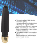 Beefed-Up High Gain Glue Stick Antenna For IoT Gateways And Smart Devices, Directional SMA Male Inner Pin, Anti Interference Design