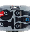 5 Piece Starlock Oscillating Blade Set For Wood And Metal Cutting With Nails Includes Blades B 67016 B 67038 B 67066