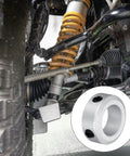 Two Pack Aluminum Shaft Collars with 16mm Bore and 5/8 Inch Fit installed in vehicle suspension system